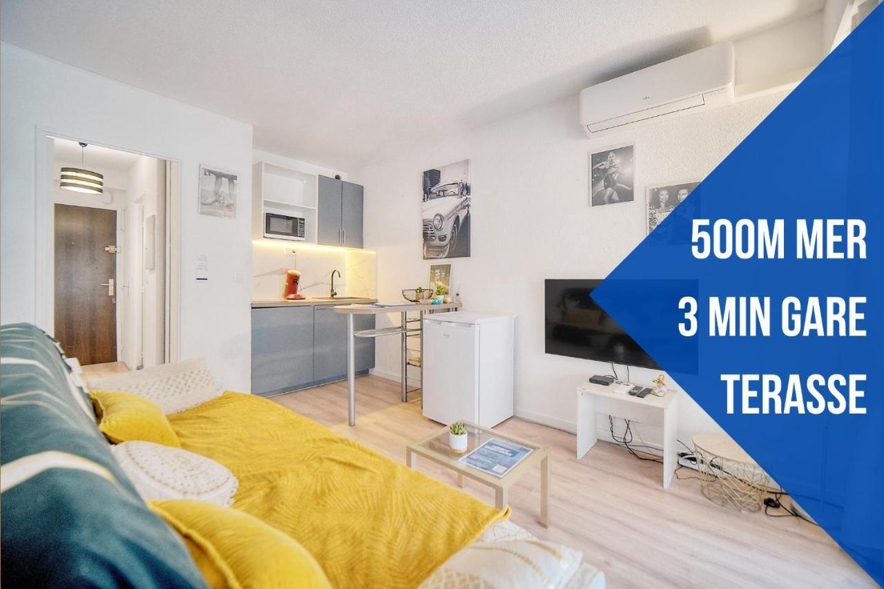 Le Kate-500M Plage-Terrasse Verriere Cote D'Azur Cannes Eksteriør billede